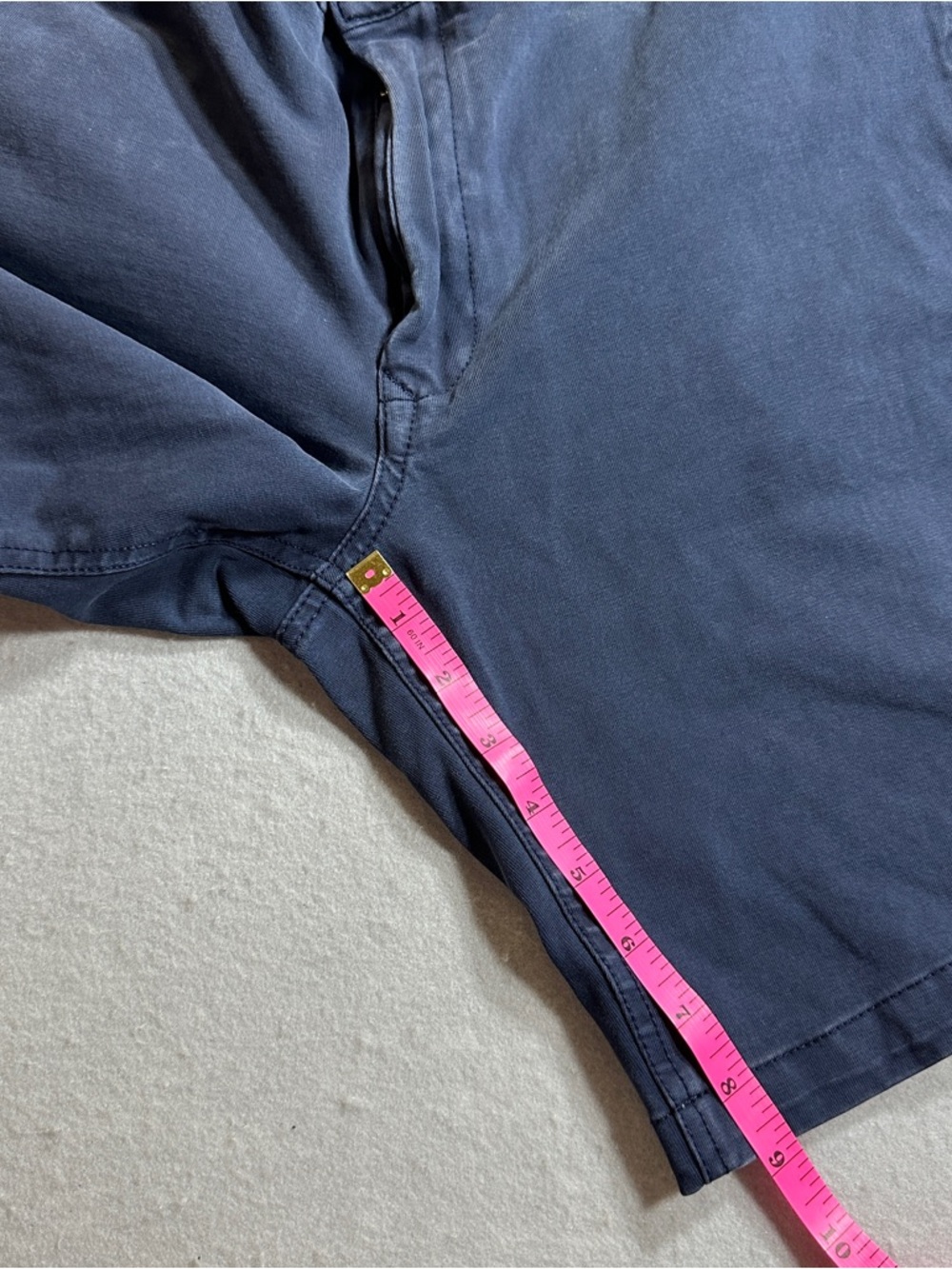 Tailor Vintage Connecticut Originals Greenwich Shorts Mens 34 Navy 9” Inseam - Picture 4 of 13